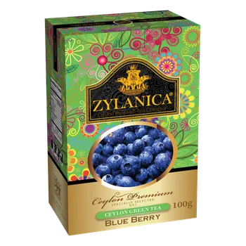 Káva Zylanica Green Tea With Blueberry - Ceylonský sypaný zelený čaj s příchutí borůvek 100g