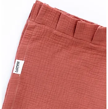 Nebesa nad postýlku Tulimese Baldachýn mušelínový lososový VÝBĚR TYPU BALDACHÝNU: BALDACHÝN SE STOJANEM, VOLITELNÉ DOPLŇKY: BALDACHÝN S VOLÁNEM