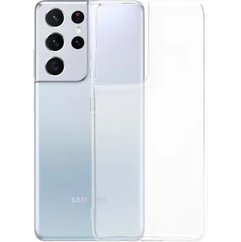 Pouzdro na mobilní telefon CVK Samsung Galaxy S21 Ultra - Průhledný kryt