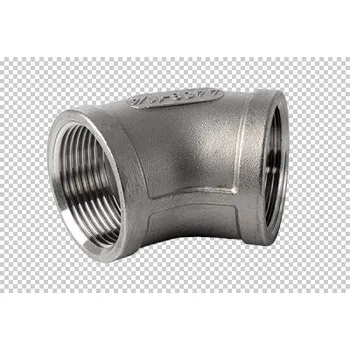 Fitinka Koleno 45° F/F, 1.4408, 45 st., BSP, 6/4"