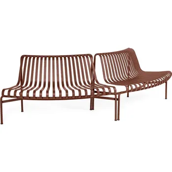 Zahradní lavice HAY Lavička Palissade Park Dining Bench Out/Out set of 2, iron red