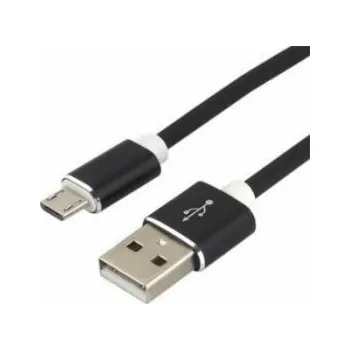 Datový kabel EverActive USB-A - microUSB USB kabel 1,5 m černý (CBS-1,5 MB)