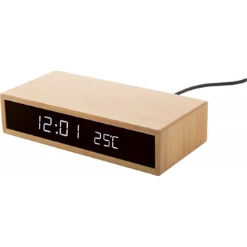 Budík Molarm budík s bezdrátovou nabíječkou 5 Levá strana, 25 x 15 Tampontisk, 1 barva