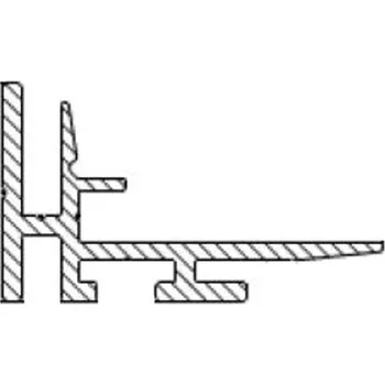LED panel Al profil pro LED LGP textilní rám černý 5000 mm