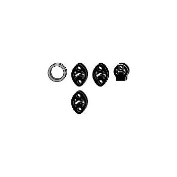 Autodíl Montazni sada, vyfukovy system HJS 82 41 7430