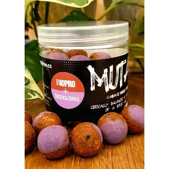 Boilies G.B.U. MUTANT BIOPRO + ŠVESTKA/CHILLI 24mm
