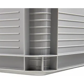 Úložný box Skladovací nádoba Keeper, 60 x 40 x 22 cm, 45 l, šedá