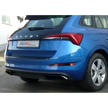 Koncovka výfuku Milotec "Dummy" koncovky výfuku pro Škoda Scala, černý lesklý