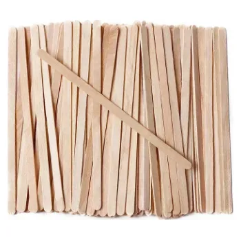 fomička na zmrzlinu Harko dřevěná dřívka na nanuky 14x0,6cm, 25 ks