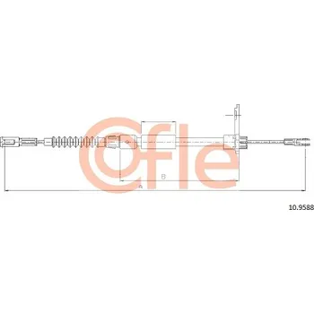 Autodíl Tažné lanko, parkovací brzda COFLE 10.9588