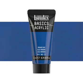 Vodová barva Akrylová barva Liquitex Basics - Primary Blue Balení: 22 ml