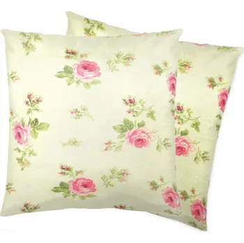 Dekorativní polštářek Povlak ROSEN PINK 40x40 cm 2ks