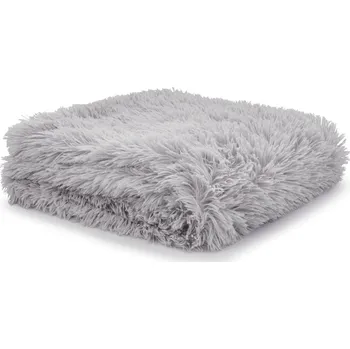 Přehoz na lůžko Šedý přehoz z mikroplyše na dvoulůžko 245x280 cm Cuddly – Catherine Lansfield ID_1559342
