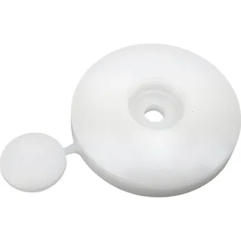Zahradní stavba Přítlačný terčík univerzální bílý (bez těsnění)