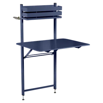 Zahradní stůl Skládací balkónový stůl Fermob BISTRO 57x77cm - Deep Blue