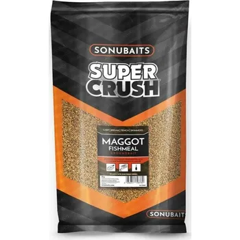 Návnadová surovina SONUBAITS - Krmítková směs Super crush 2kg - Maggot fishmeal