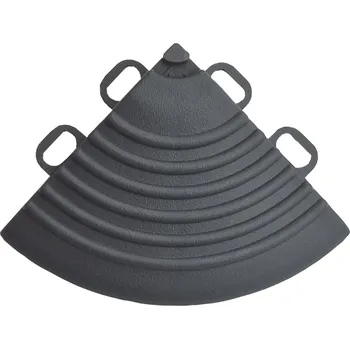 Obklad Procarosa® Plastový rohový nájezd k dlaždicím Procarosa PROFI - tmavě šedá