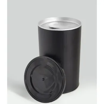 Obalový materiál Tuba s hliníkovou membránou víčkem 25ks 99x160 černá