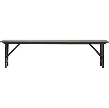 Dřevěná lavice House Doctor PARTY D.180cm černá