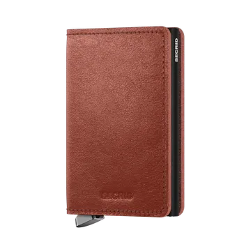 Peněženka Kožená peněženka na karty SECRID PREMIUM Slimwallet Basco Brown hnědá