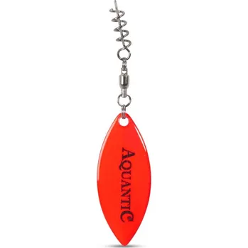 Umělá nástraha Aquantic třpytka Add on blades fluo červená 45mm