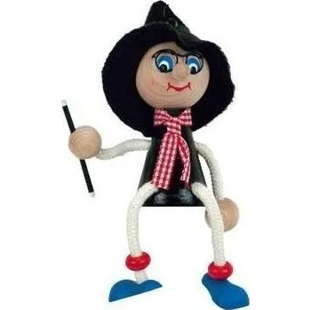 Kouzelník dřevěná dekorace