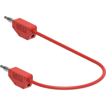 Měřicí kabel Electro PJP 214-CD1-50R měřicí kabel banánková zástrčka banánková zástrčka 0.50 m červená 1 ks