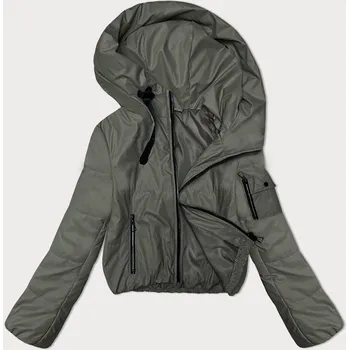 Dámská cargo bunda Zimní zelená bunda s kapucí SWest, odstíny zelené XXL (44) i392_23245-48
