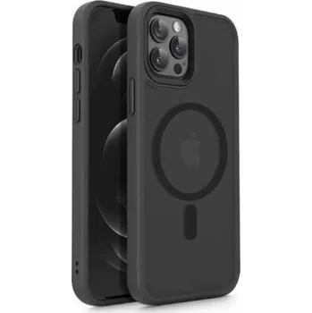 Pouzdro na mobilní telefon TECH-PROTECT MAGMAT MAGSAFE IPHONE 12/12 PRO MATTE BLACK