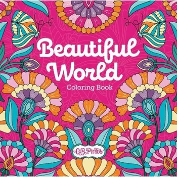 Cizojazyčná kniha Beautiful World Coloring Book - Pintos, Car