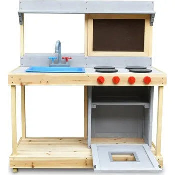 Dětská kuchyňka Marimex | Dřevěná kuchyňka s tabulí | 11640444