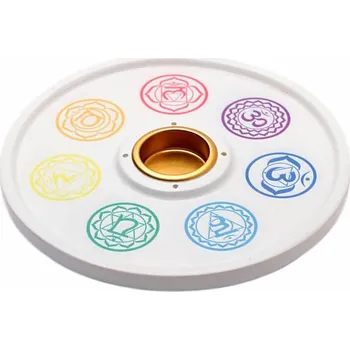 Aroma lampa Stojánek na vonné tyčinky a kužely 7 čaker 14 cm