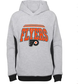 Chlapecká mikina Outerstuff Dětská mikina Philadelphia Flyers NHL Power Play Raglan Pullover Velikost: Dětské M (10 - 12 let)