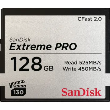 Paměťová karta SanDisk CFAST 2.0 128GB Extreme Pro (525 MB/s VPG130)