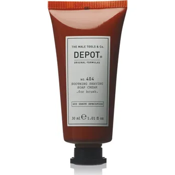 DEPOT 400 SHAVE SPECIFICS NO. 404 SOOTHING SHAVING SOAP CREAM .for brush. zklidňující krém na holení for brush 30 ml