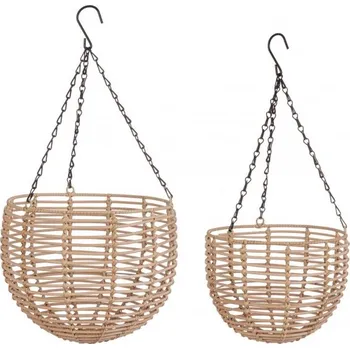 Květináč BIZZOTTO Set 2 závěsných květináčů YULIAN 0141453