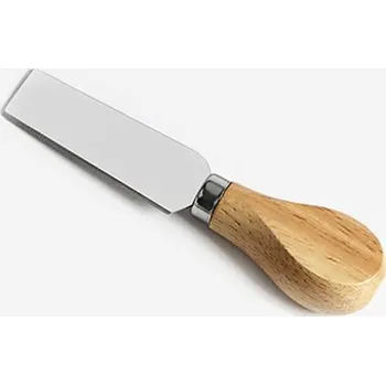 Kuchyňský nůž Sada nožů na sýr s dřevěnými rukojeťmi - 1ks plochý nůž