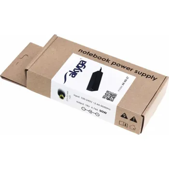 Adaptér k notebooku Zdroj notebooku Akyga 90 W, 3 mm, 4,7 A, 19 V (AK-ND-27)