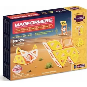 Stavebnice Geomag Magformers Klocki First Sand 30 ks. (005-702010)