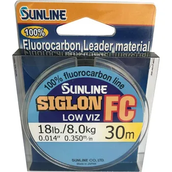 SUNLINE Fluorocarbon SIGLON FC 30m,0.350mm/18 Lbs
