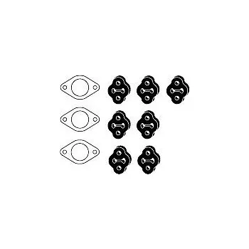 Výfukový systém Montazni sada, vyfukovy system HJS 82 44 7550