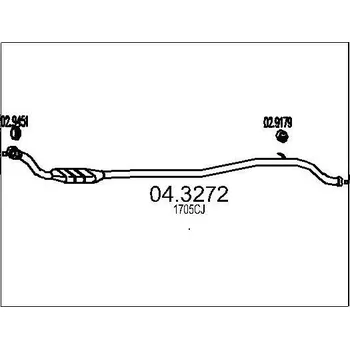 Katalyzátor Katalyzátor MTS 04.3272