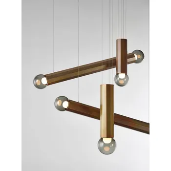 Designové závěsné svítidlo Brokis Prisma large 500, PC1313 Povrch Montury: broušená ocel lakovaná, Barva skla: Transparentní sklo, Povrchová úprava baldachýnu: broušená ocel lakovaná