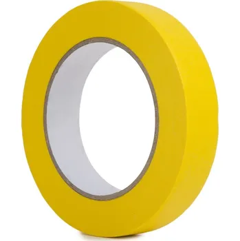 Lepicí páska Papírová lepicí páska 24mm x 60yds Žlutá