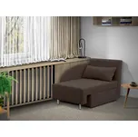 Nabytekmorava Rozkládací křesílko Rony s úložným prostorem Barva: hnědá