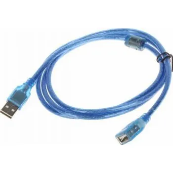 Datový kabel USB kabel USB-A - USB-A 1,5 m Modrý (USB-WG/1,5 M)