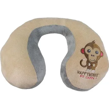 Cestovní polštářek Cappa Nákrčník Happy Monkey béžový