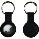 Silikonová klíčenka pro Airtag Černá