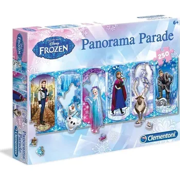 Puzzle Clementoni Puzzle 98539 - Frozen Ledové království - 250 dílků panorama