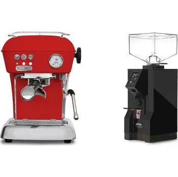 Kávovar Ascaso Dream ONE, Love Red + Eureka Mignon Turbo, BL black